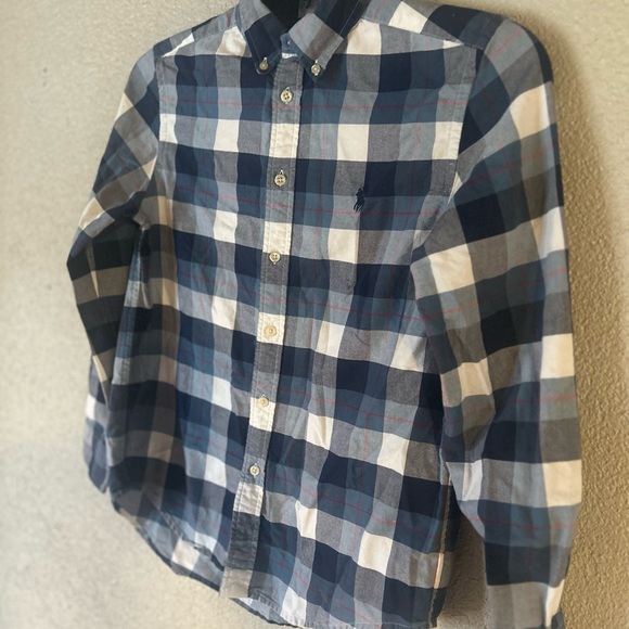 Ralph Lauren plaid button down size 14/16 - Picture 2 of 6